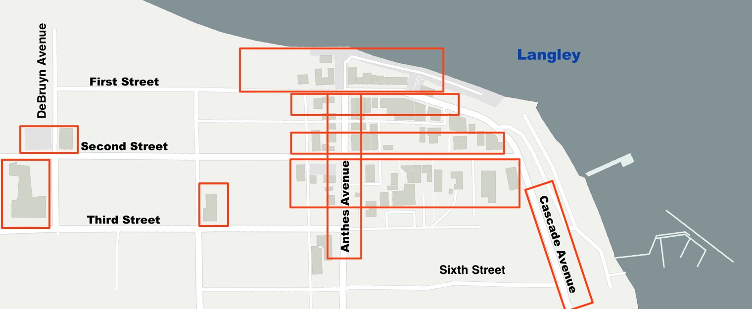 Langley Map